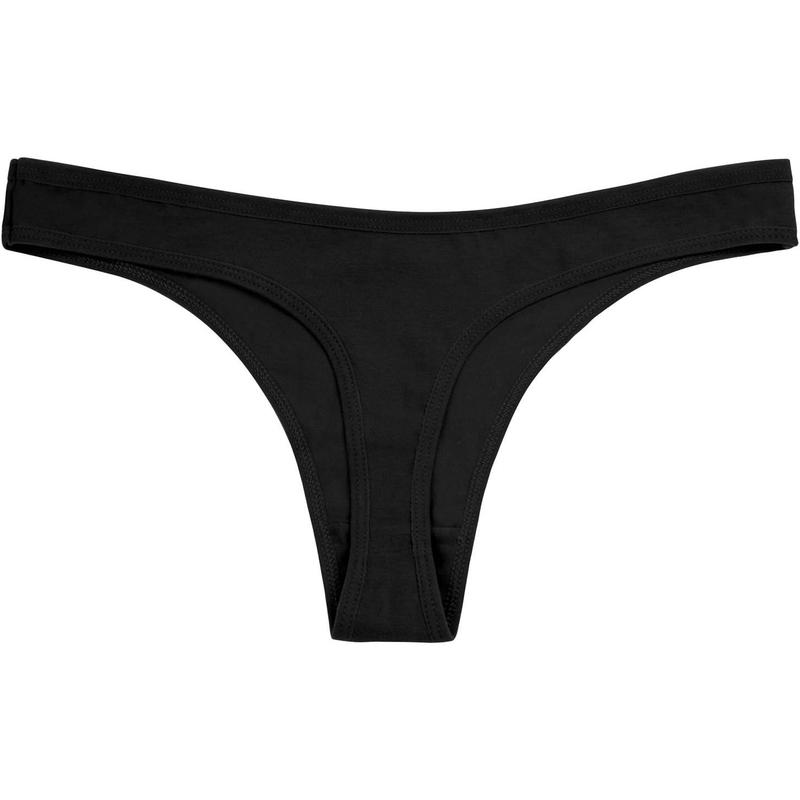 Women's Breathable Cotton Thong Panties Pack of 6