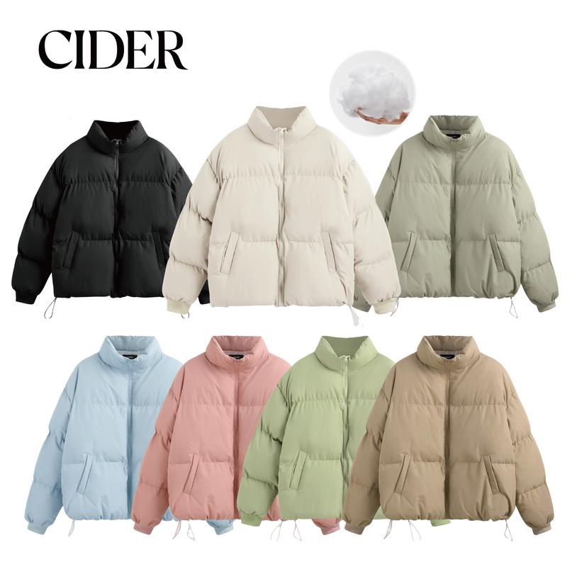 Cider [6 colors, Size 0-26] Zip Up Stand Collar Puffer Jacket