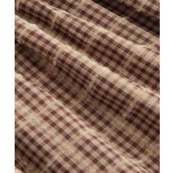 Cider [2 colors, size 0-24] Square Neck Shirred Gingham Maxi Dress