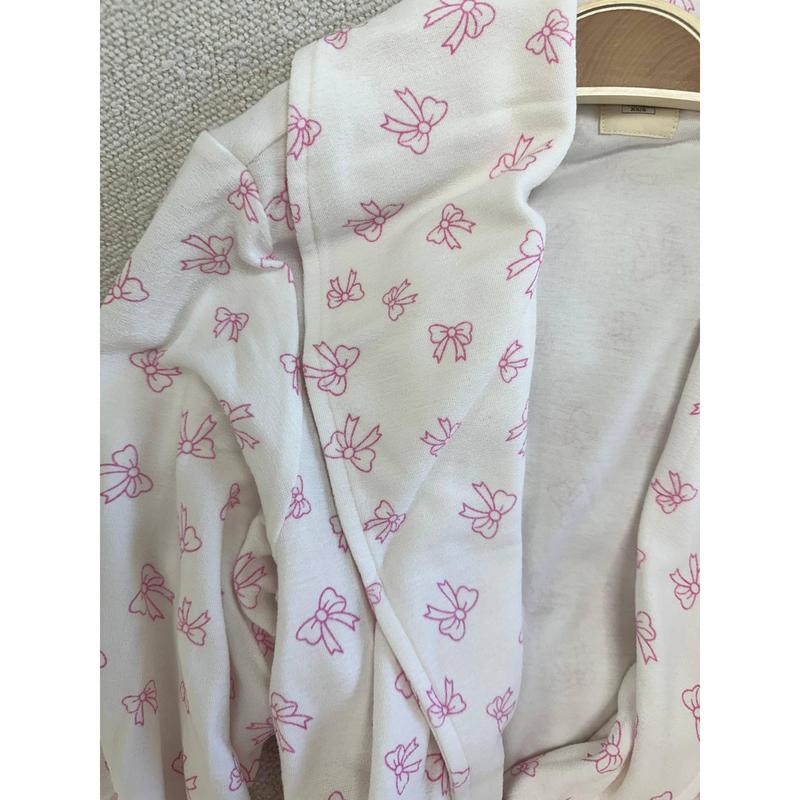 Polar Beary Pink Bows Hotel Robe