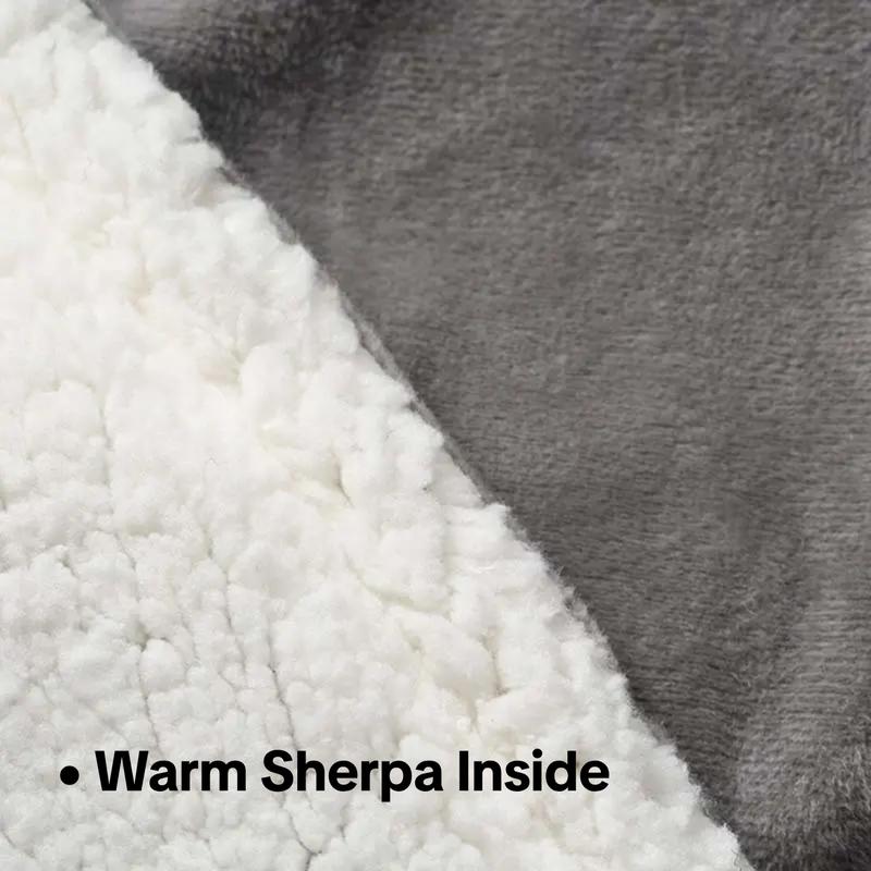 Comfy Wearable Blanket Sweatshirt | Soft Inside Cozy Wearable Sherpa Hoodie Blanket Comfort Winter