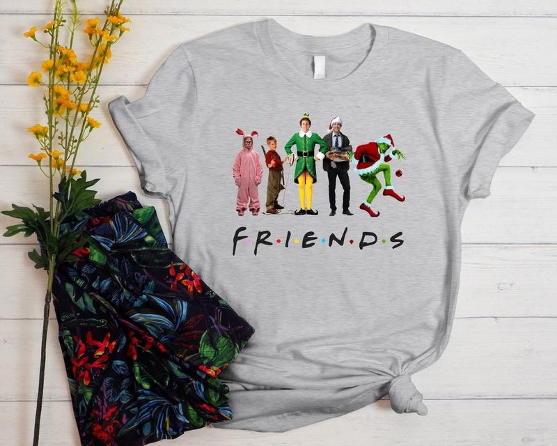 Christmas Friends Shirts, Christmas Movie Watching Shirt, Christmas Shirt, Funny Christmas Shirt Gift, Christmas Vacation Shirts Family