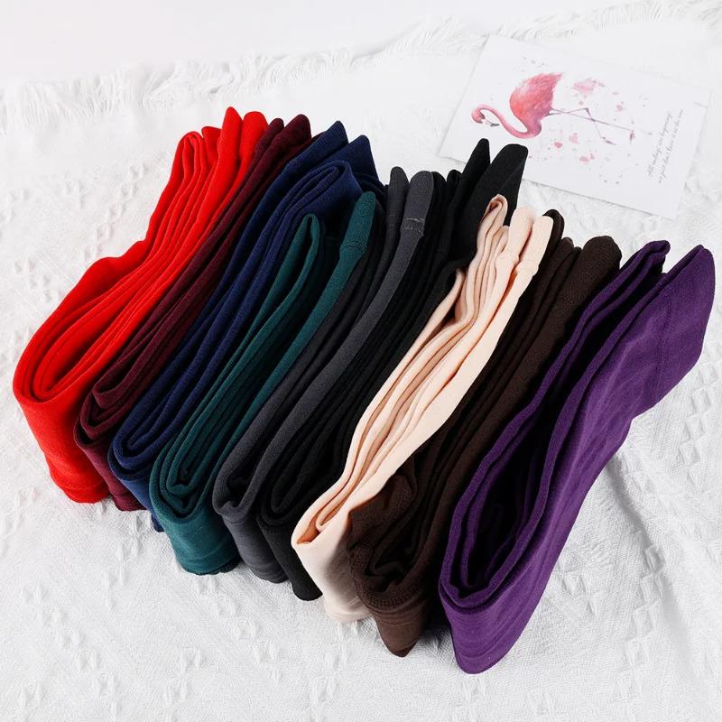 Winter Warm Tights Pantyhose Women Fleece Socks High Waist Thermal Stocking Insulated Pants Fake Translucent Leggings Tights Fabric Womenswear