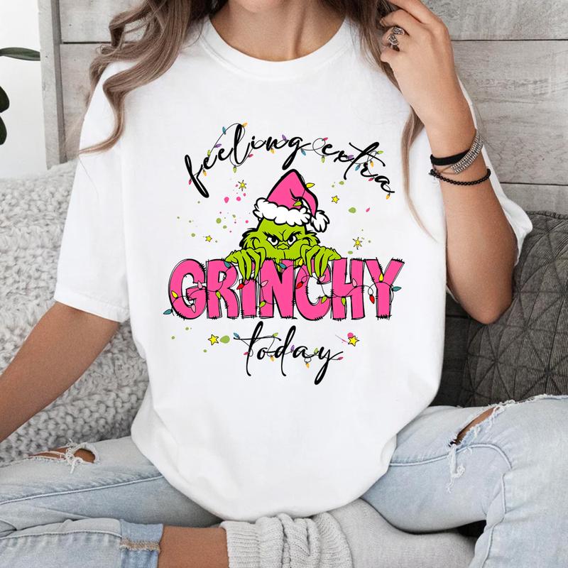 Feeling Extra Grichy Today Shirt, Christmas Shirt, Retro Christmas Tee, Funny Unisex Sweatshirt