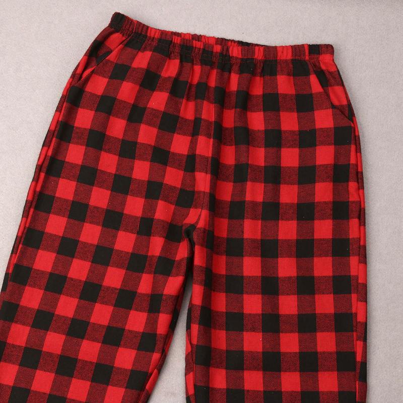 Family Xmas Matching 2 S Pajamas Set, Solid Tops Romper, Plaid Long Pants Family Sleepwear, Christmas Cozy Nightwear Set Xmas Pj's Clothes men, women, and kids. Womenswear Baby