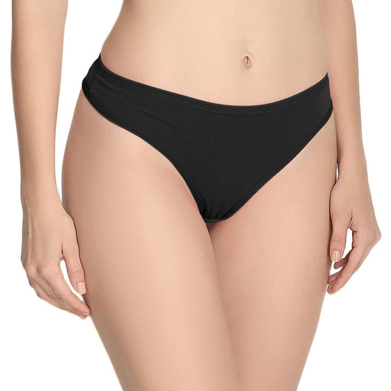 Women's Breathable Cotton Thong Panties Pack of 6