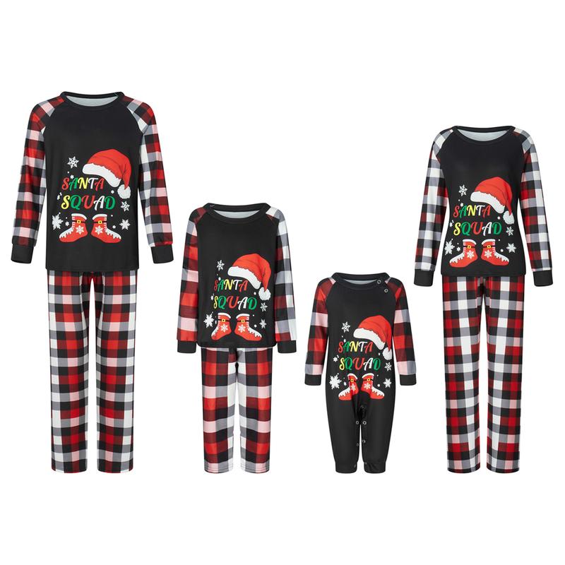 Christmas Family Matching Pajamas Sets Xmas Holidays Family Set Jammies Sleepwear