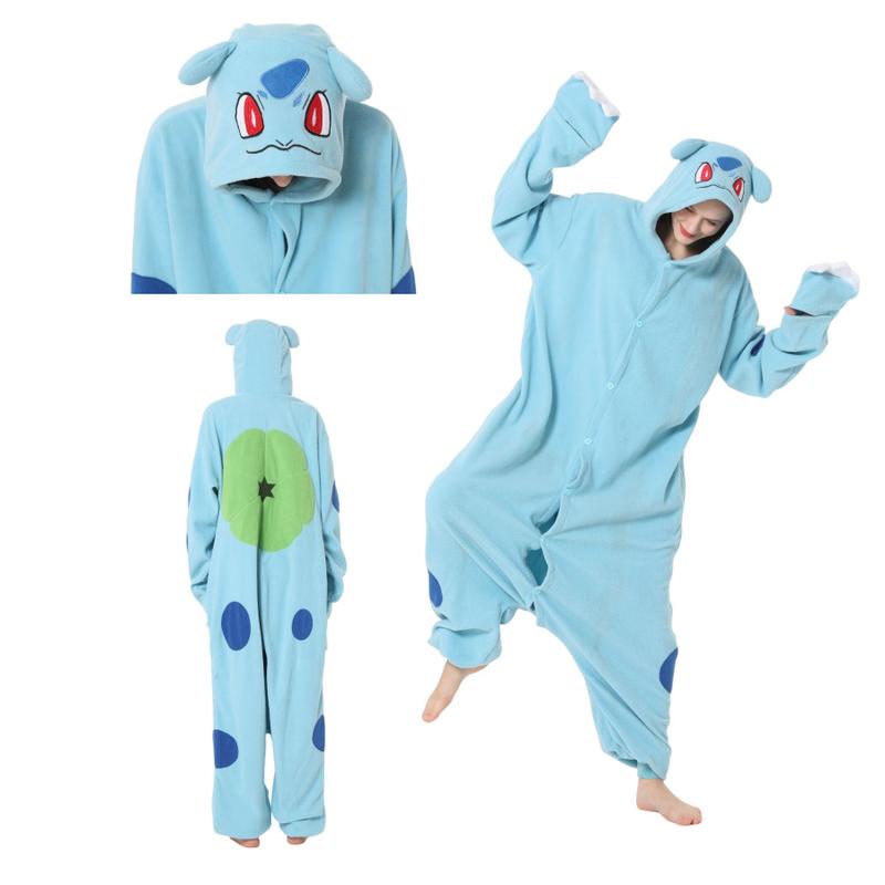 Cozy Velvet Baby Series Halloween Cartoon Animal Onesie Couple Pajamas