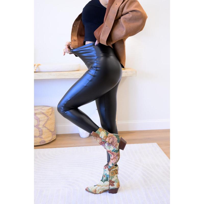 Hot Dang Faux Leather Leggings - 5 Colors!