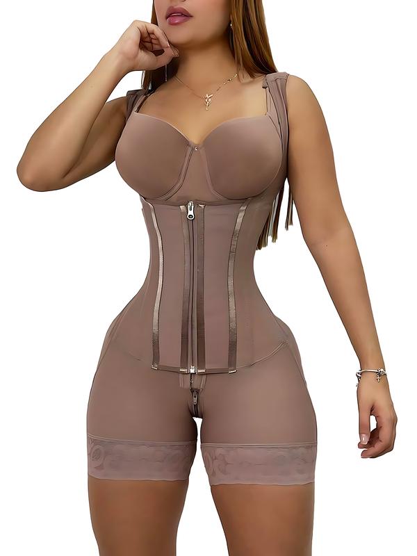 WISHSER Fajas Colombianas Shapewear for Women Comfortable Girdles Garment Bodysuit Underwear Daily Use