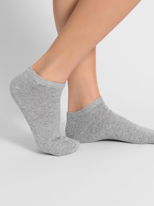 Summer 2024 Women's 6 Pairs Plain Ankle Socks, Multi-pack Fashion Casual Breathable Low Cut Socks For Summer Daily Wear, Women's Socks & Hosiery