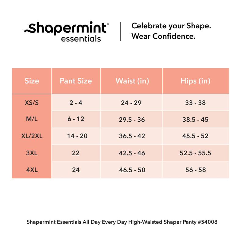 Shapermint Essentials Everyday High-Waisted Shapewear Panty