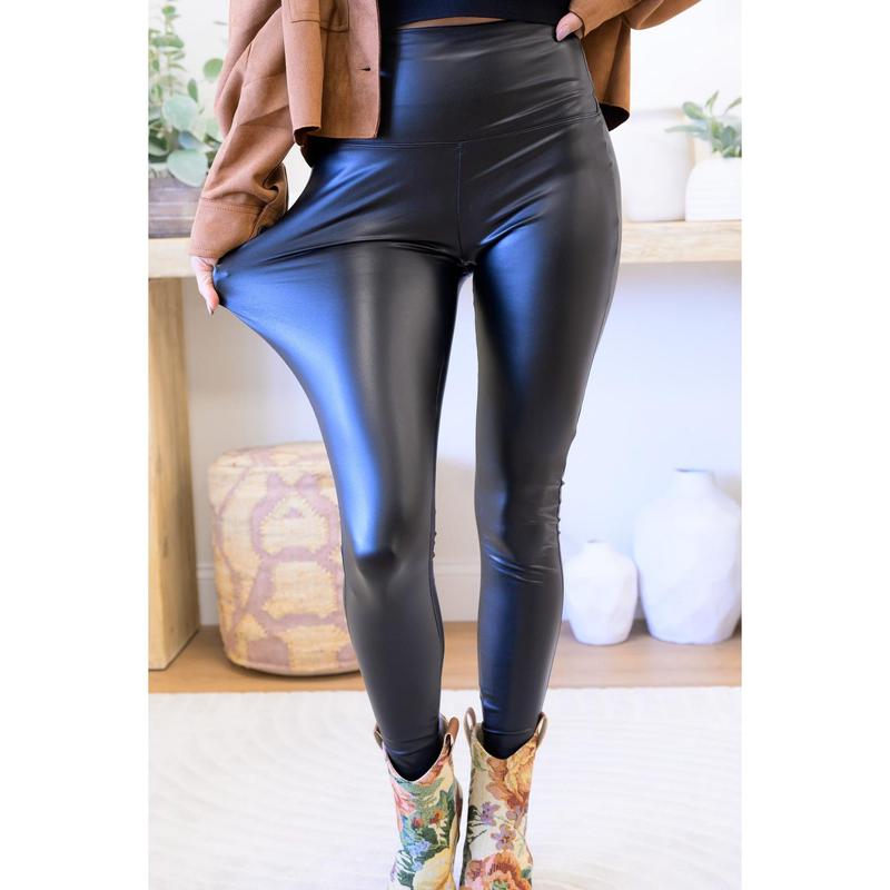 Hot Dang Faux Leather Leggings - 5 Colors!