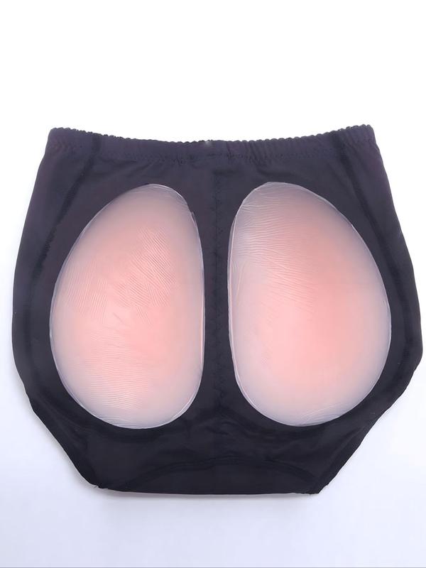 Women's Solid Color Knicker with Silicone Butt Pads Design, Lingerie Accessories for Women, Fake Butt Pads for Skiing