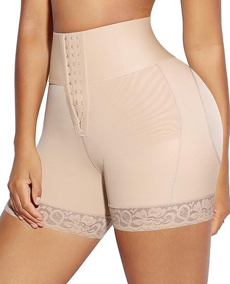 FeelinGirl Butt Lifting Shapewear for Women Tummy Control Shapewear Shorts Butt Hip Enhancer Shapewear Panties Comfortable Fabric Basic