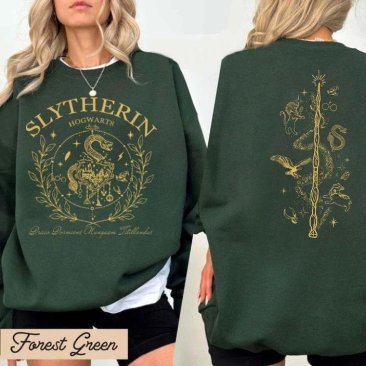 Hogwarts Vintage Shirt, Potter Sweatshirt , Hogwarts House Shirt, Wizard Houses Hoodie, Bookish Fantasy Lovers Gift, Unisex Graphic Wizard Shirt For Women, For Men