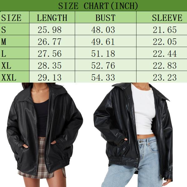 Womens Oversized Leather Jackets Fall Fashion Faux Suede Motorcycle Coats Winter Outfits Clothes 2024