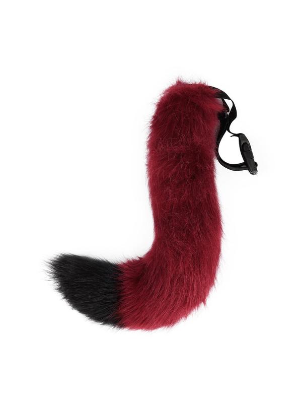 Women's Cute Faux Fox Tail Belt, Adjustable Fox Tail Design Belt For Cosplay, Costume Party Decoration, Fashionable Accessories For Party