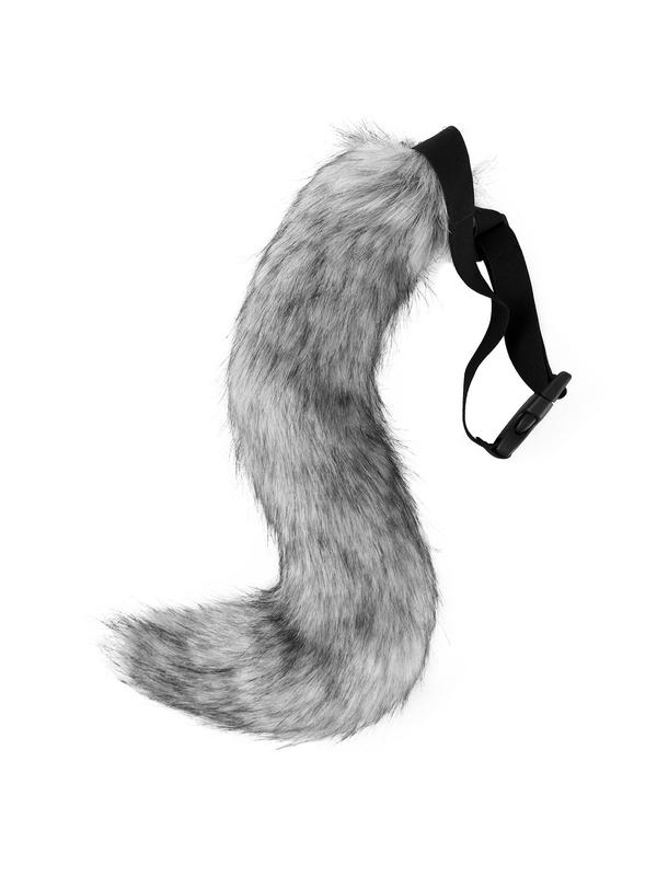 Women's Cute Faux Fox Tail Belt, Adjustable Fox Tail Design Belt For Cosplay, Costume Party Decoration, Fashionable Accessories For Party