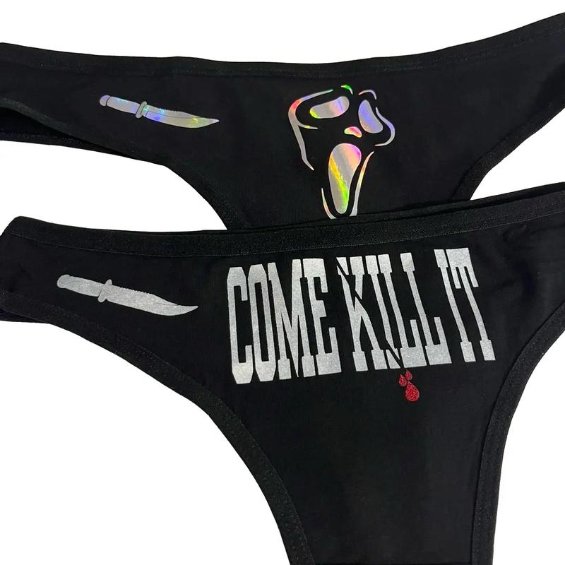 Scream Holographic thong panties [UPDATE]