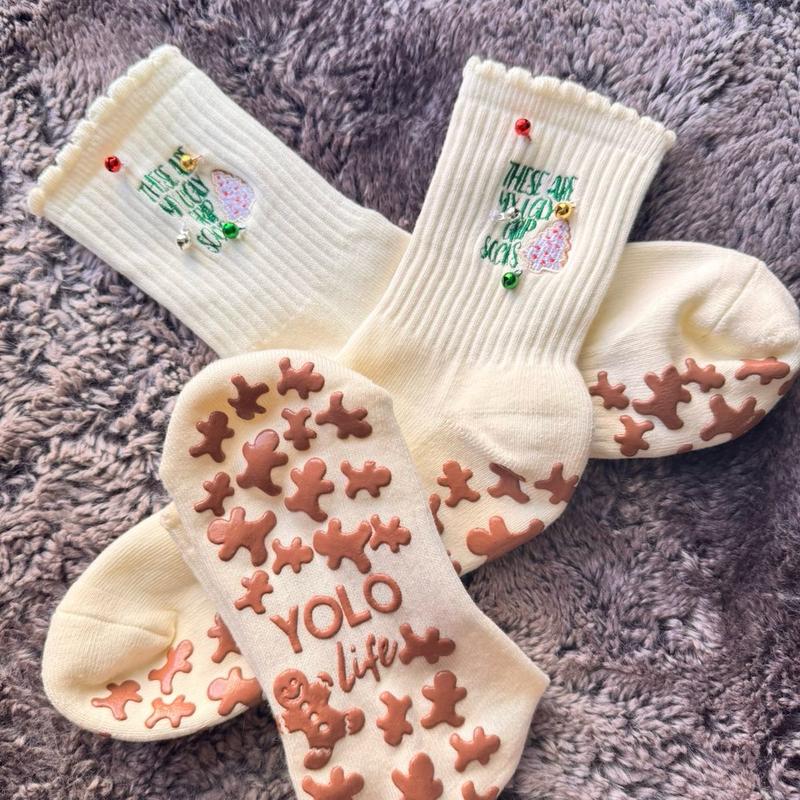 YOLOLIFESHOP | UGLY GRIP SOCKS | Women's Grip Socks - Cotton , reformer socks