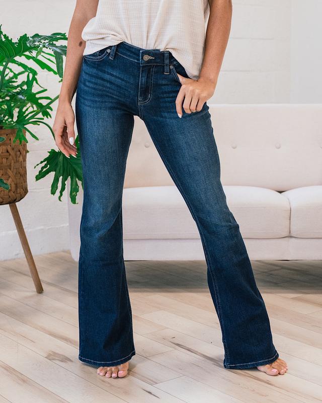 KanCan Megan Dark Wash Flare Jeans