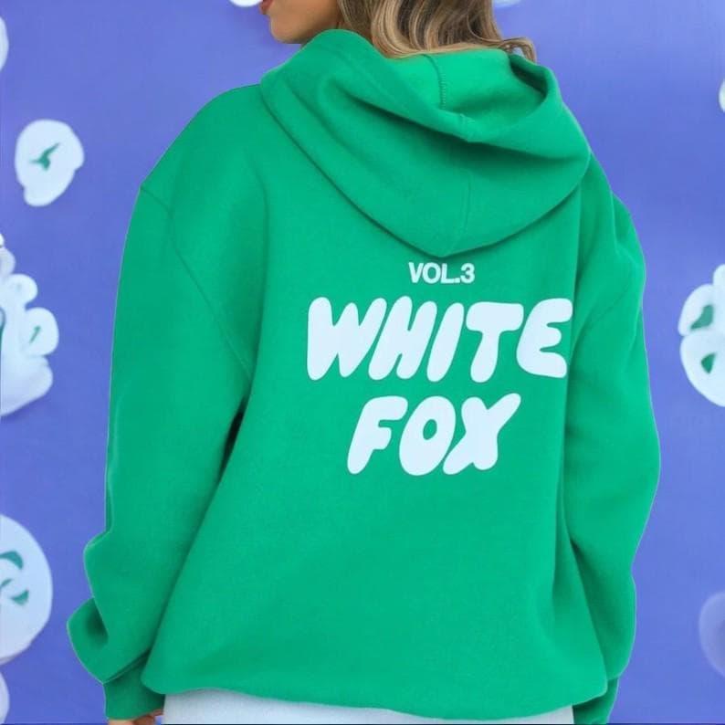 Whitefox Hoodie in 8 Colours - Ultra-Soft Whitefox Hoodie 8 Vibrant Colors, Perfect Comfort , Soft & Stylish, Christmas Gift, Sweatshirt M