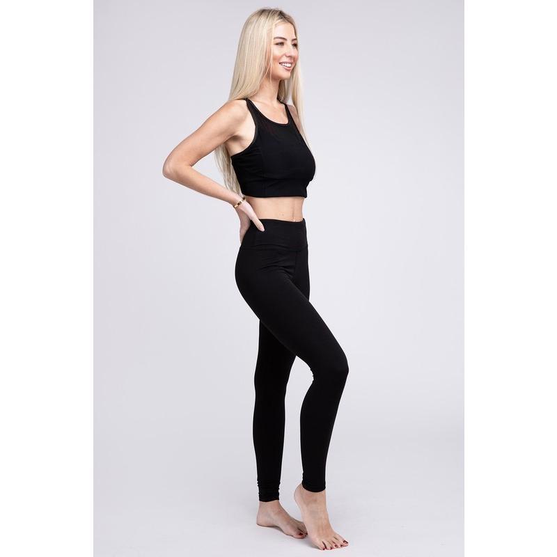 Rae Mode Butter Soft Basic Full Length Leggings