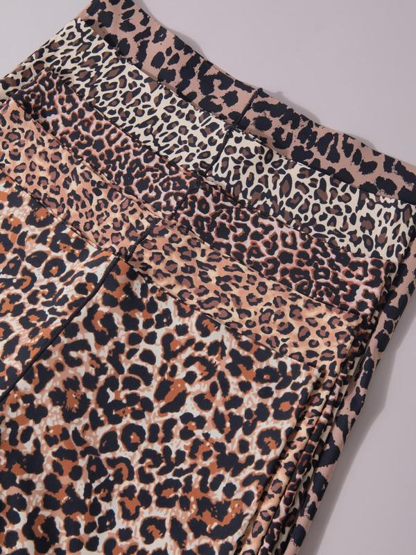 Women's Leopard Print Boyshorts, Soft Comfy Breathable Seamless Knicker for Daily Wear, Panties for Women, Underwear for All Seasons