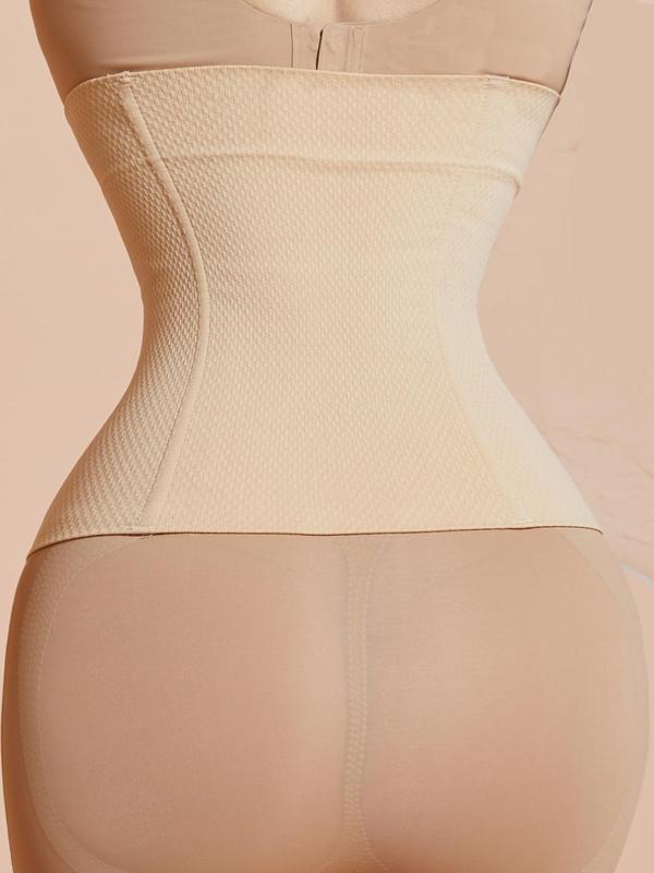 Women's Minimalist Plain Waist Trainer, Basic Casual High Waist Corset Body Shaper for Lady, Women's Shapewear for Tummy Control Postpartum Recovery Weight Loss, Womenswear