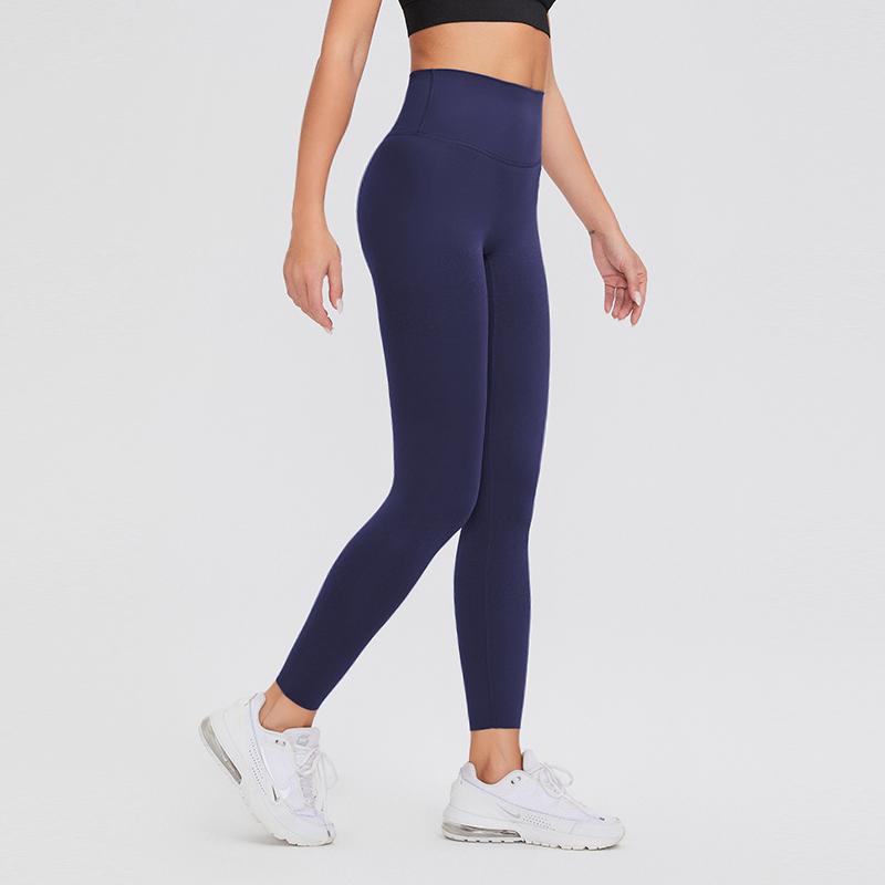 AFZ High Waist Free Buttery Soft Lycra Leggings Tummy Control Back Inner Pockets Leggings Inseam 24 28’’ Breathable Fabric Free Cutting for Both Petite, Tall and Plus, Minimalist Fashion