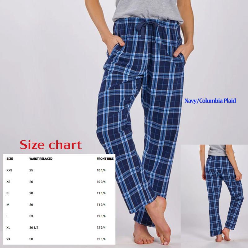 Christmas Plaid Pajama Pants Xmas Eve Family Pocket Pajamas Buffalo Plaid Pants Ladies flannel Multi Color Pjs Xmas Family Matching Pant pj Trouser