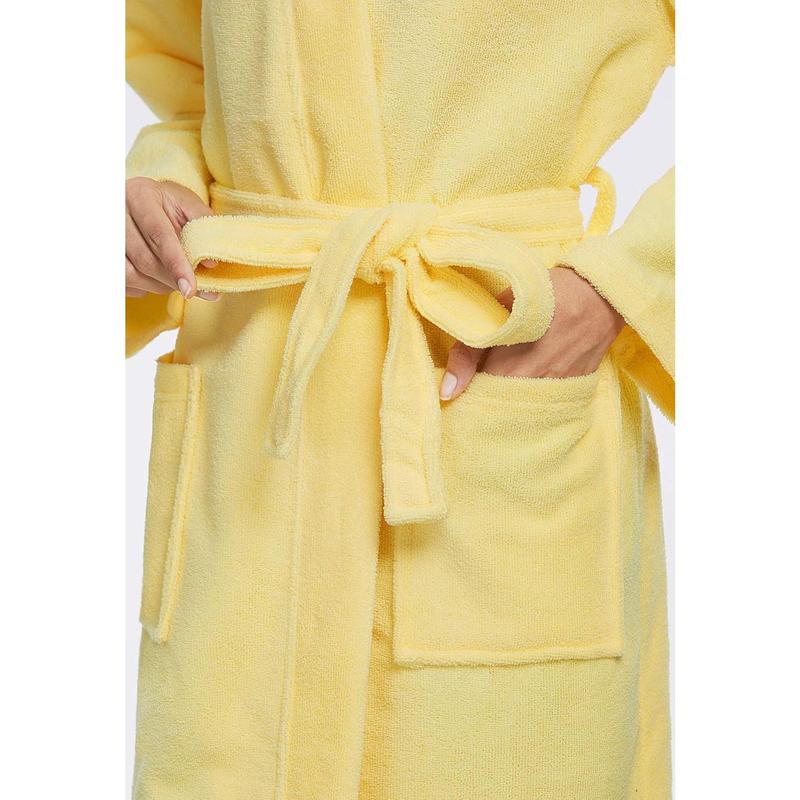 Kimono Bathrobe Women Terry Cloth Robes knee length towel Bathrobe