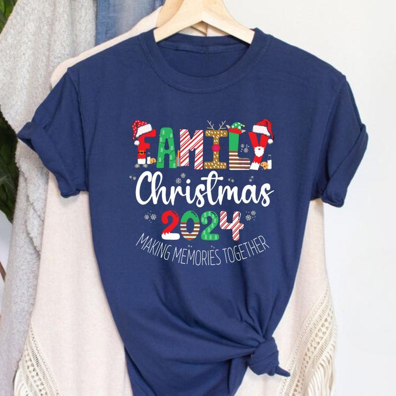 Christmas Shirt, Family Christmas 2024 Shirt, Making Memories Together, Matching Shirt, Family All Together