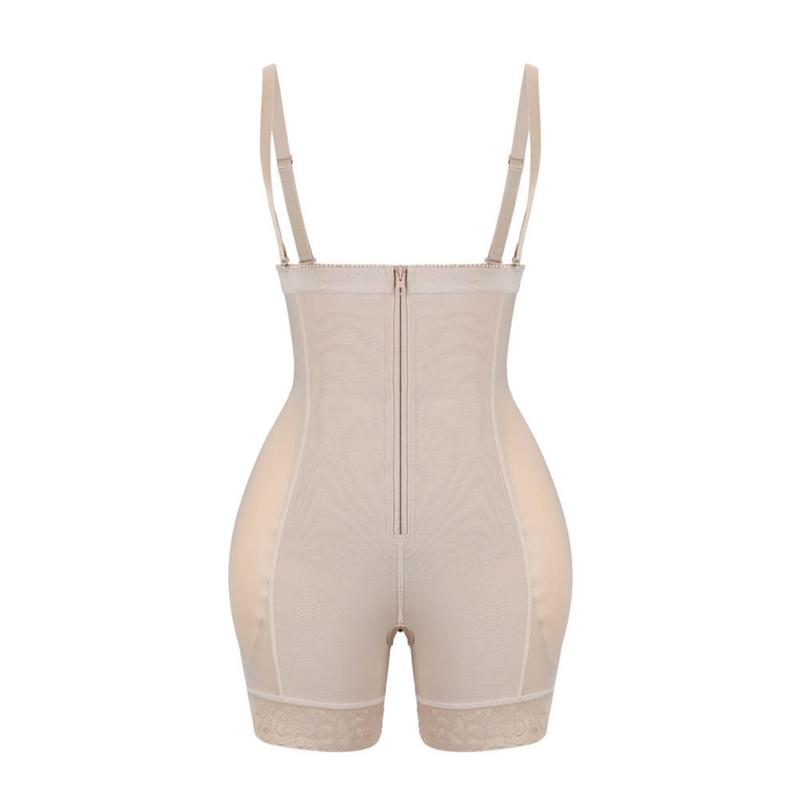 Firm Tummy Compression Bodysuit Shaper peach'd shapewear With Butt Lifter