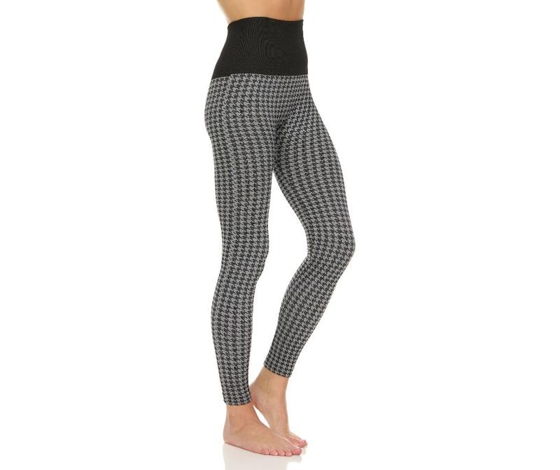 4-Pack: Women's Printed High-Waist Warm Fleece Leggings