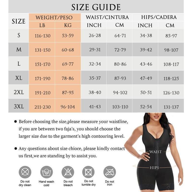 YIANNA Fajas Colombianas Shapewear for Women Tummy Control Full Shapewear Butt Lifter with Zipper Crotch