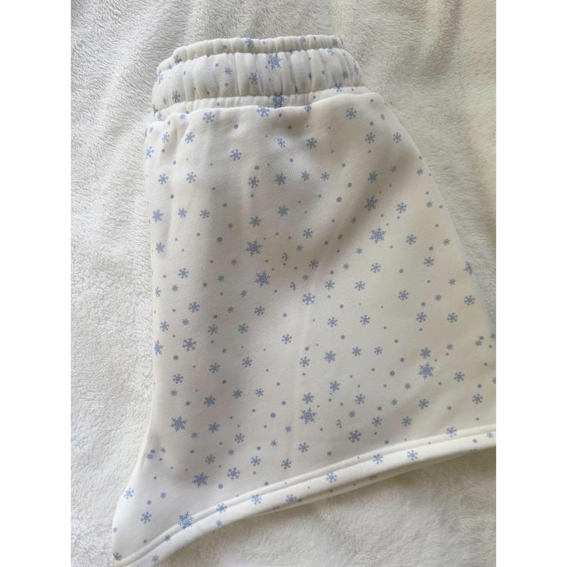 Snowflake Sunkissedcoconut Embroider Shorts