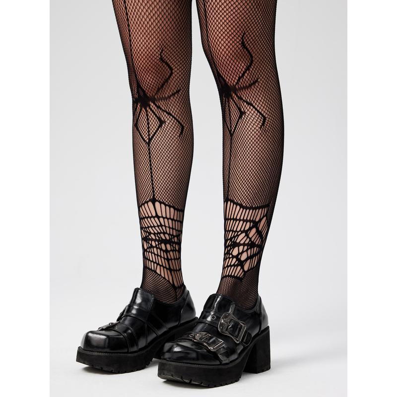 Cider [one-size] Spiderweb Pattern Fishnet Tights