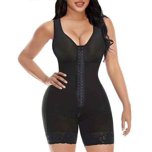 YIANNA Fajas Colombianas Shapewear for Women Tummy Control Full Shapewear Butt Lifter with Zipper Crotch