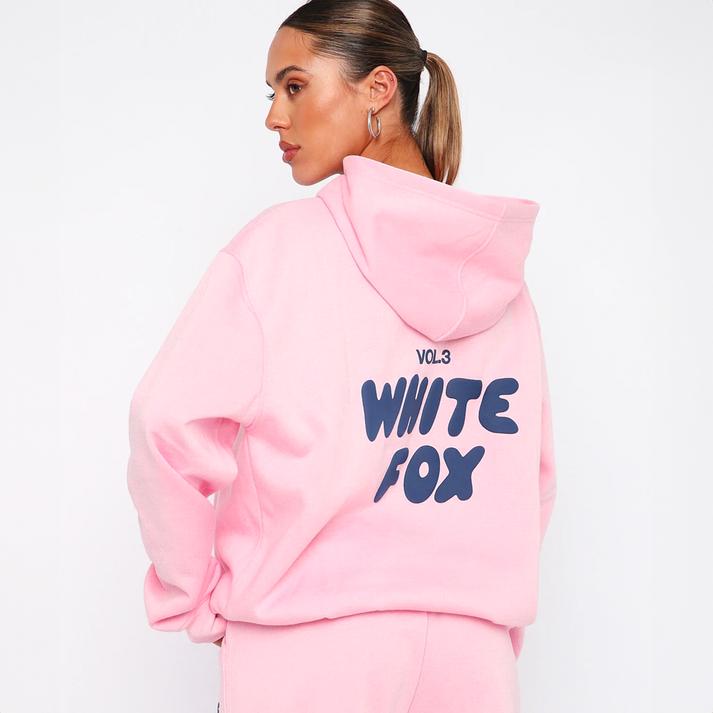 White Fox Hoodie for Unisex Casual Comfort