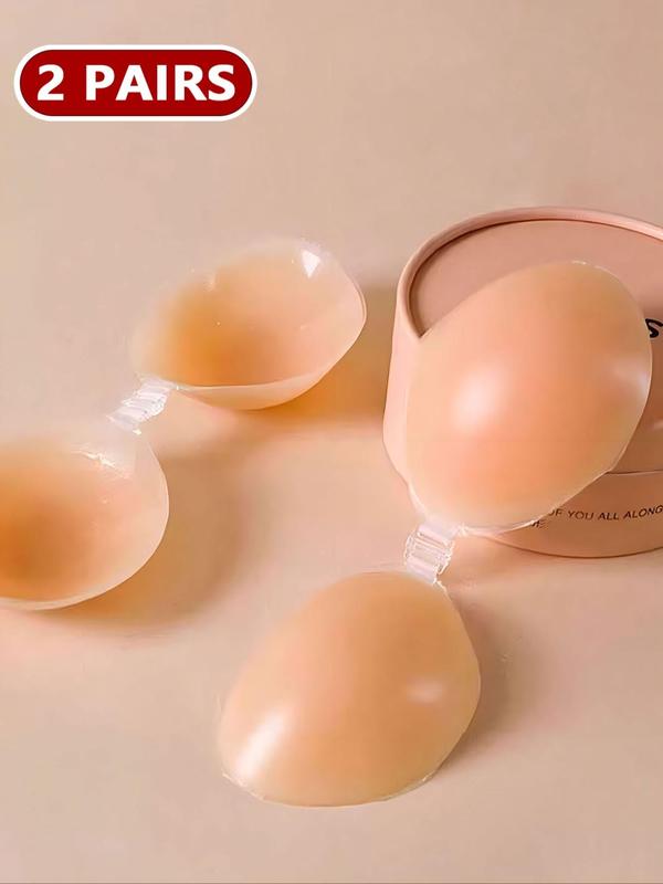 Women's Push Up Silicone Nipple Cover, Reusable Self-adhesive Invisible Bra, Women's Lingerie Accessories for Wedding Party