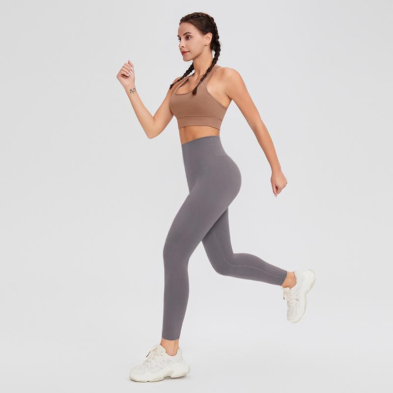 AFZ High Waist Free Buttery Soft Lycra Leggings Tummy Control Back Inner Pockets Leggings Inseam 24 28’’ Breathable Fabric Free Cutting for Both Petite, Tall and Plus, Minimalist Fashion