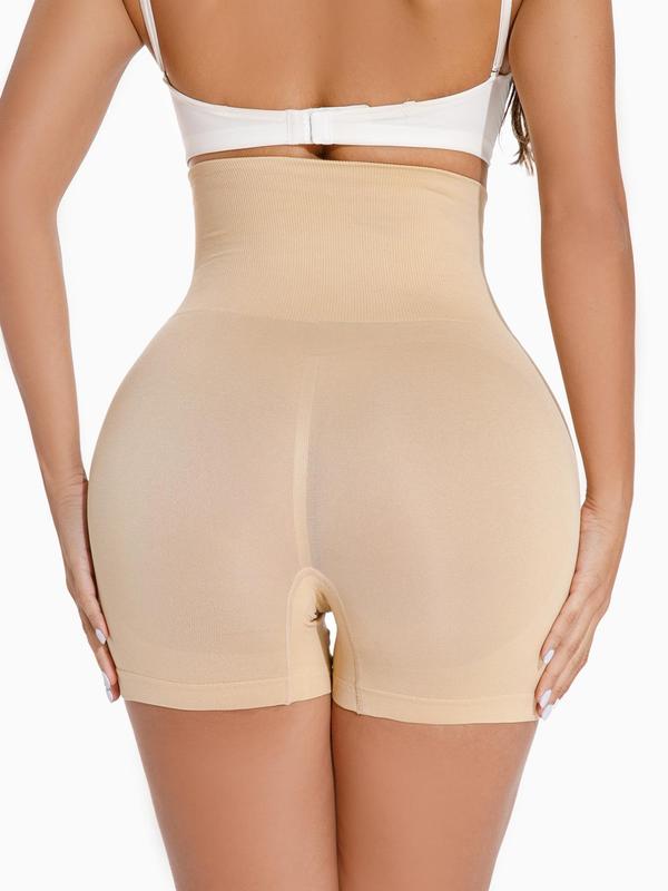 Women's Hook & Eye Compression Shapewear Shorts, Basic High Waist Tummy Control Shapewear Bottom, Body Shapewear, Summer Wear, Fall Clothes, Lady Shapewear Underwear