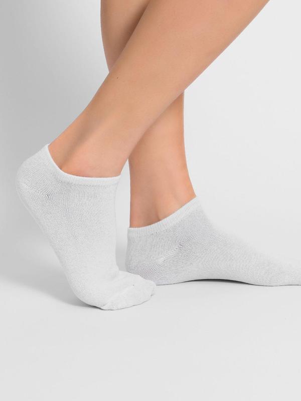 Women's 10 Pairs Simple Plain Ankle Socks for Summer 2024, Comfy Basic Breathable Extra Low Cut Socks for Summer, Comfort Lady Women's Socks for Daily Wear, Minimalist White Womenswear