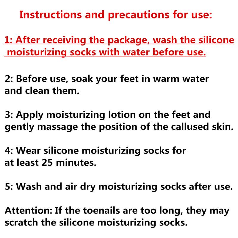 Comfortable Soft Silicone Moisturizing Socks, Summer Minimalist Hydrating and Smoothing Foot Care Socks, Foot Gel Socks, Foot Sock for Dry Cracked Skin, Daily Recyclable Foot Masks, Personal Care Products, Pedicure Supplies, Christmas Gift