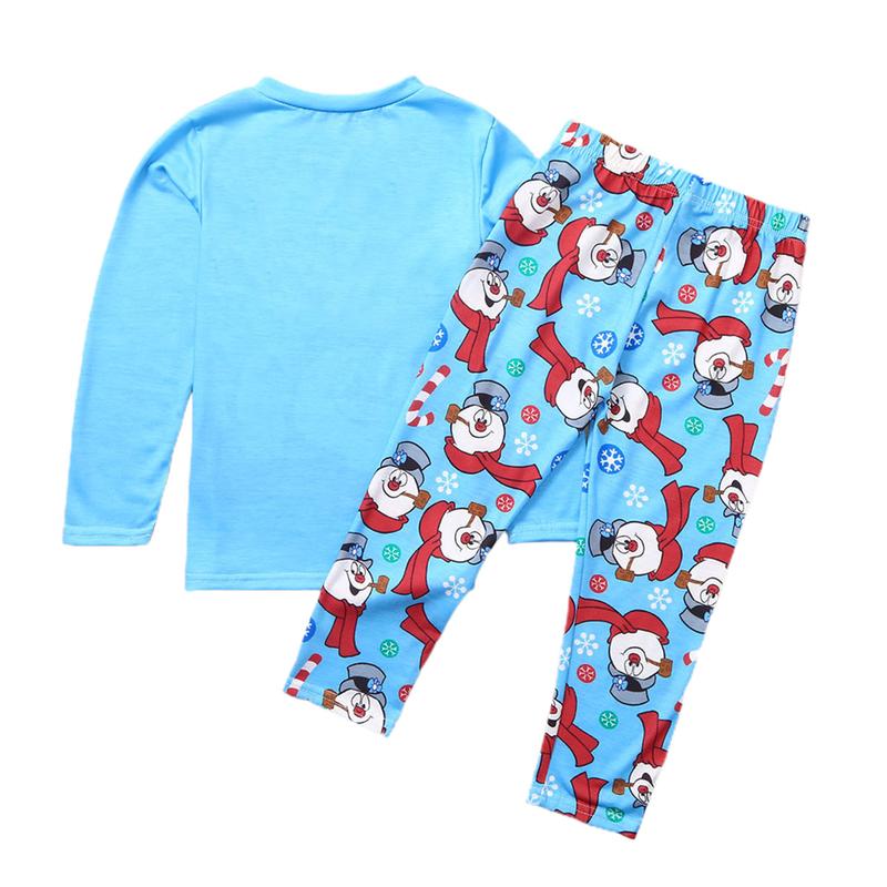 Christmas Family Pajamas Holiday Snowman Christma Pajama Family Matching Pjs Set Sleepwear Xmas Jammies