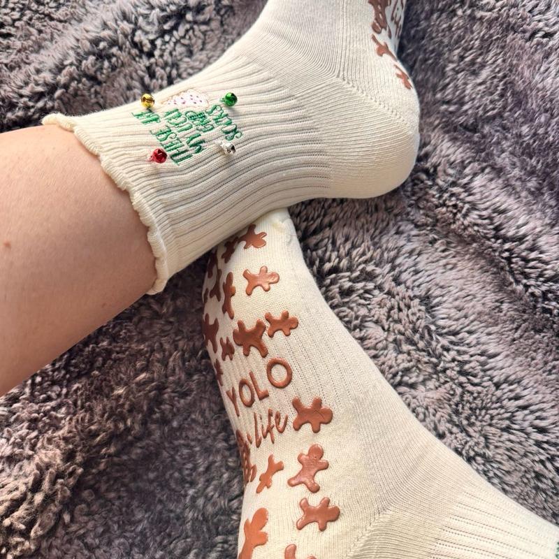 YOLOLIFESHOP | UGLY GRIP SOCKS | Women's Grip Socks - Cotton , reformer socks