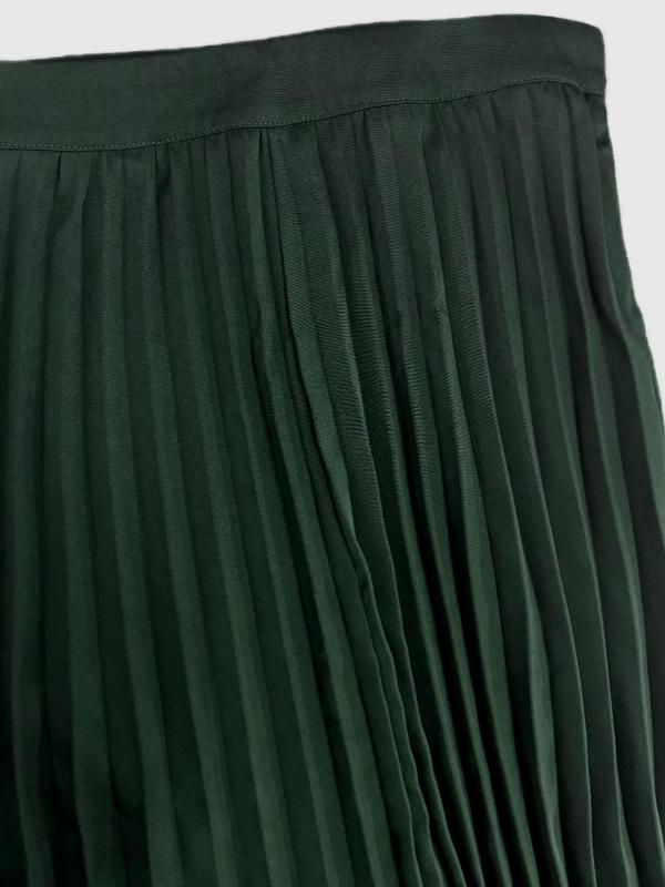 Women's Solid Pleated High Waist Skirt, Elegant Fashion Casual A-Line Skirt for Daily Outdoor Wear, Ladies Bottoms for Summer