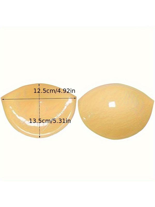 Women's Basic Solid Color Nipple Cover, 1 Pair Self Adhesive Bra Sticker, Women's Lingerie Accessories For Daily Wear